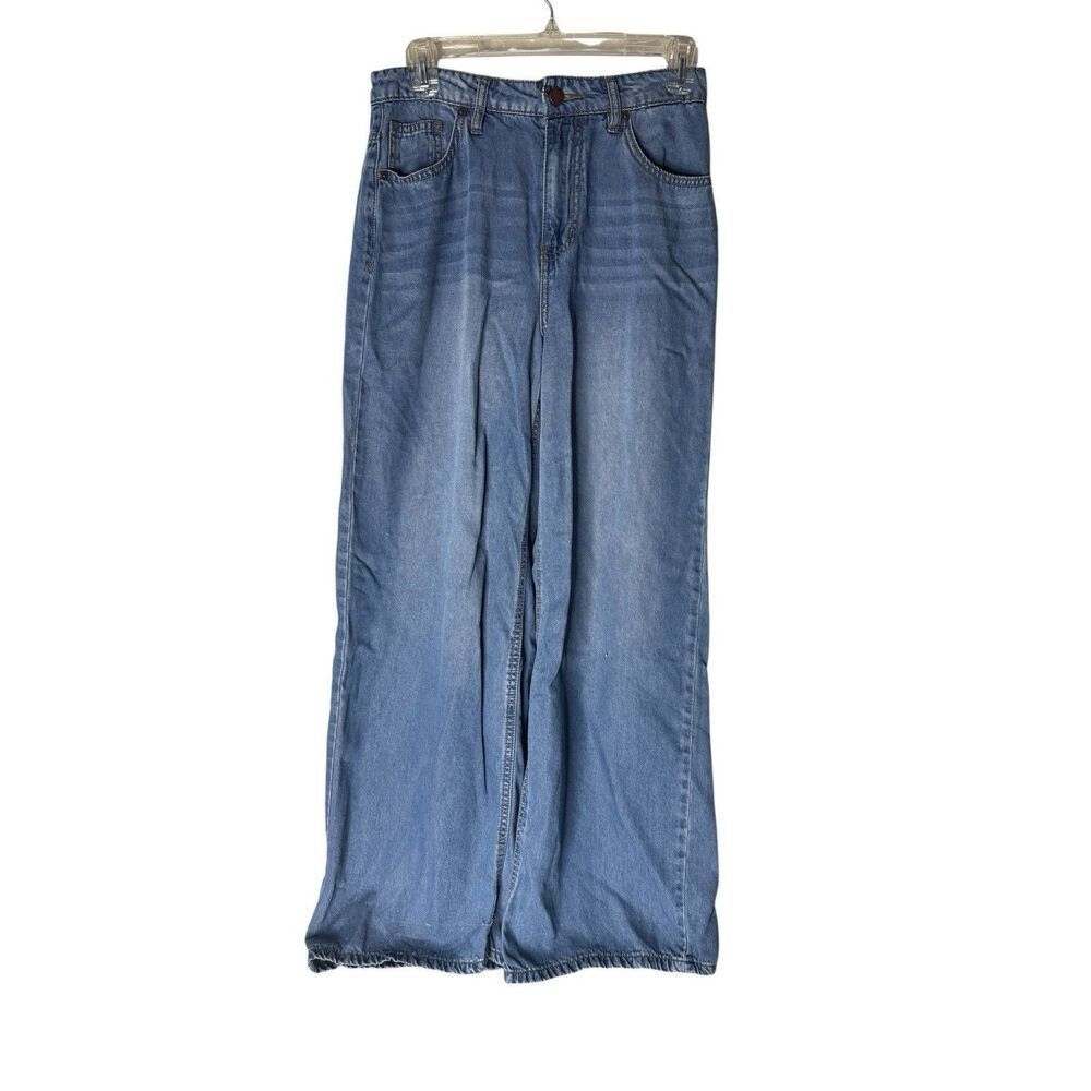 Oat New York Wide Leg Distressed Palazzo Style Women's Size 6 Y2K Jeans Trending